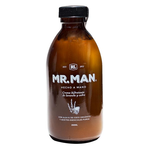 Crema Corporal Hidratante de Lavanda y Cedro Mr. Man