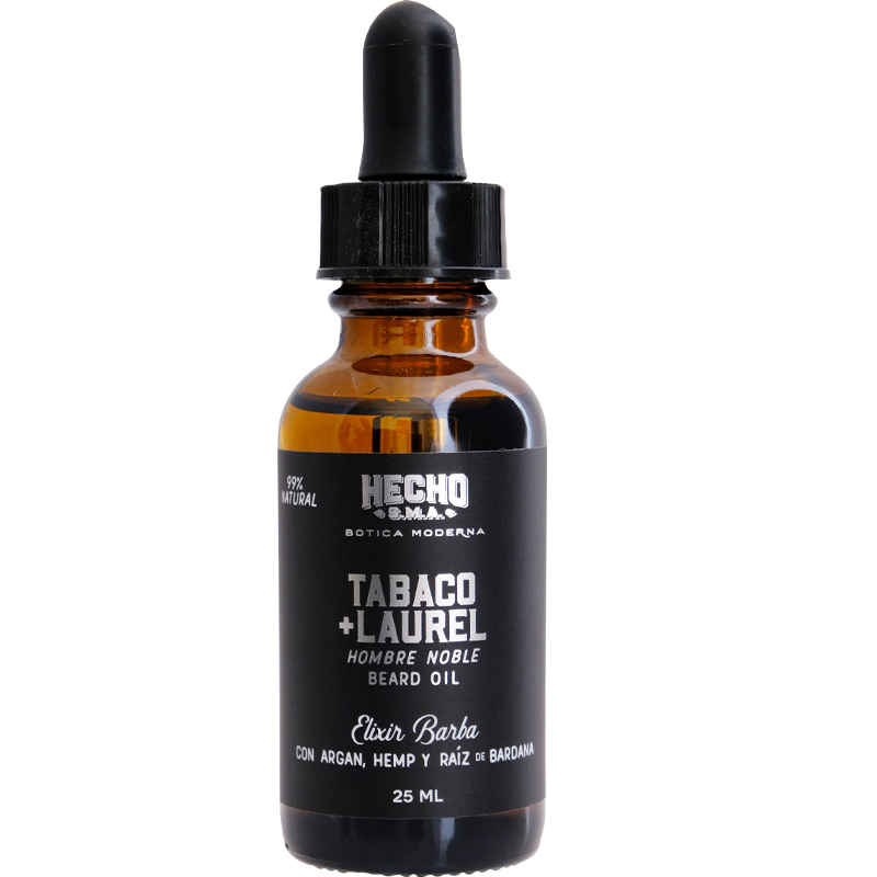 Hecho SMA Beard Oil Elixir Barba Tabaco Laurel