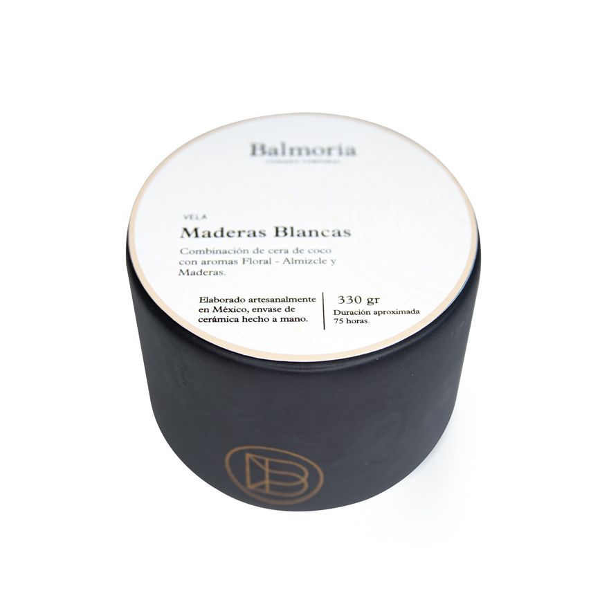 Vela Aromática Maderas Blancas