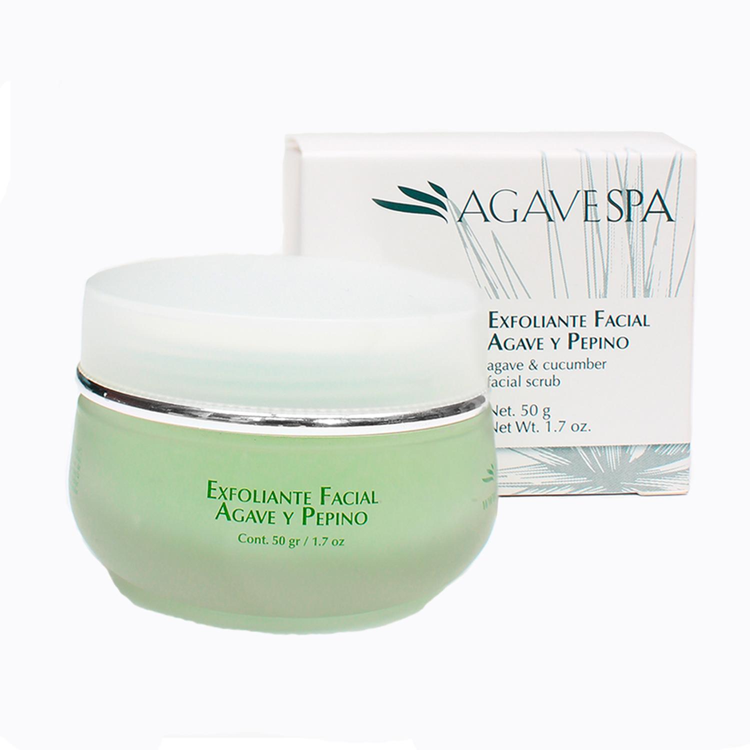 Exfoliante Facial Agave y Pepino